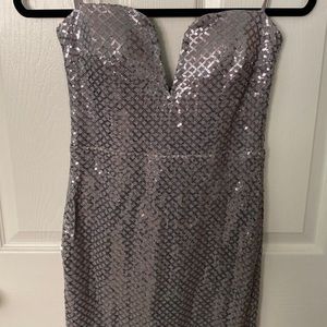 Floor length sequence event dress!